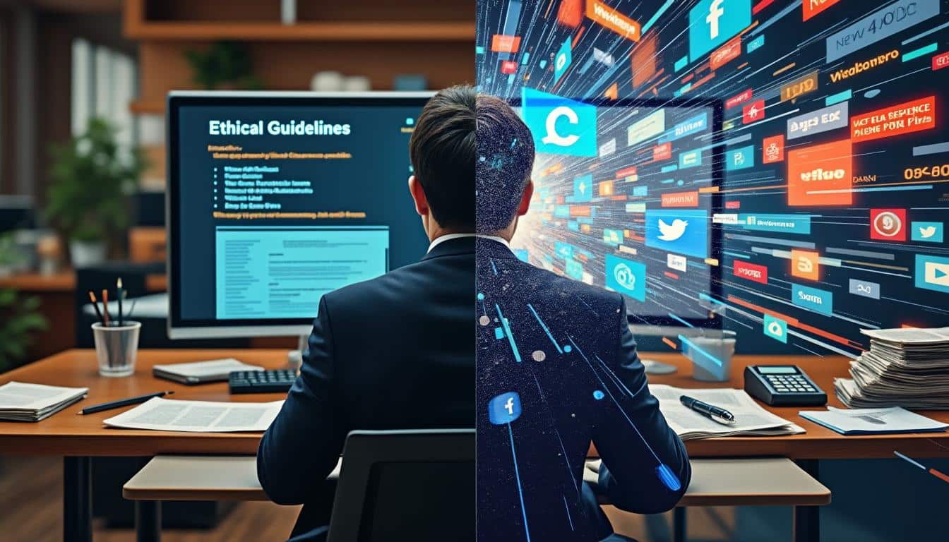 découvrez comment l'éthique journalistique se confronte au phénomène du sensationnalisme numérique. cet article explore les défis auxquels font face les journalistes dans un monde où l'information instantanée prime, tout en examinant les implications sur la qualité et la véracité de l'information.