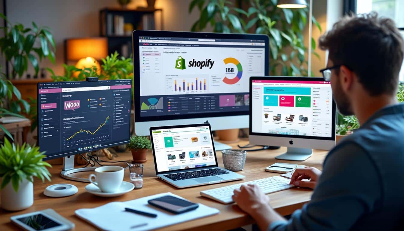 découvrez quel cms est le meilleur pour votre e-shop entre shopify, woocommerce et prestashop. comparez les fonctionnalités, les avantages et les inconvénients de chaque plateforme pour faire le choix idéal et optimiser votre boutique en ligne.