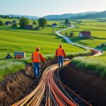 découvrez comment vous connecter au réseau fibre optique déployé par orange dans les zones rurales pour bénéficier d'une connexion internet rapide et fiable.